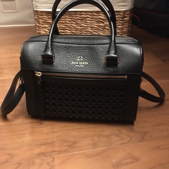 Kate Spade Black Bowler with detail front - Picture 6 of 8
